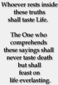 Sayings of Eternal Life